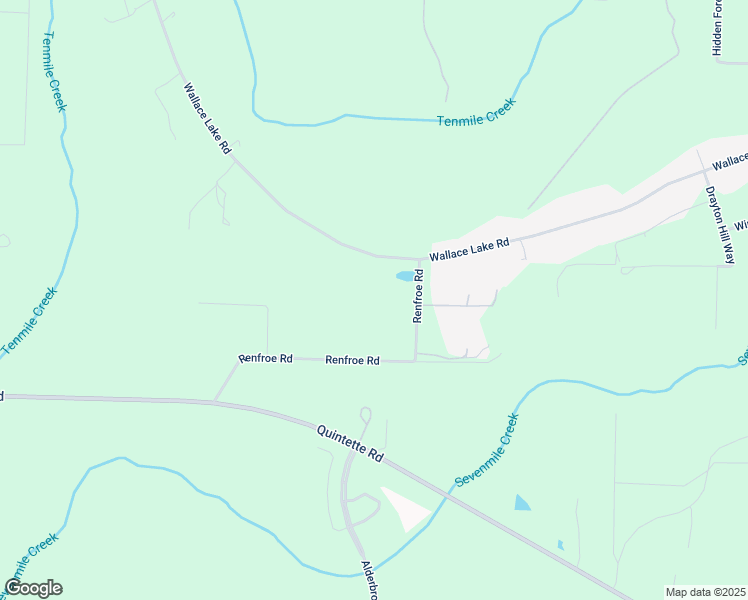 map of restaurants, bars, coffee shops, grocery stores, and more near 2526 Renfroe Road in Milton