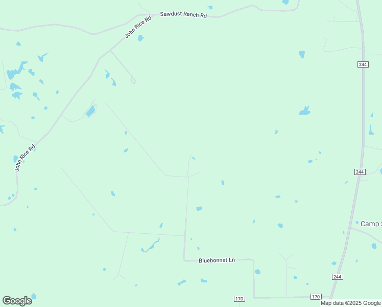 map of restaurants, bars, coffee shops, grocery stores, and more near 14032 Bluebonnet Lane in Iola