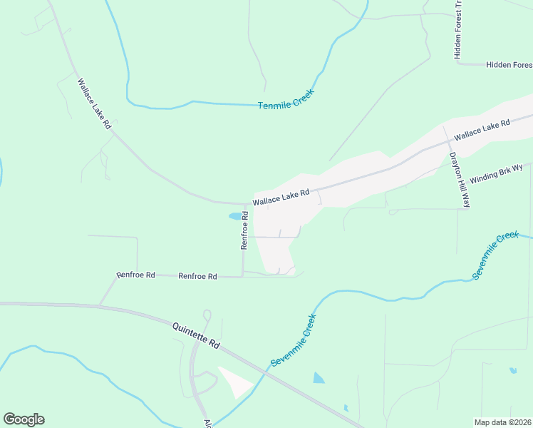 map of restaurants, bars, coffee shops, grocery stores, and more near 2628 Wallace Lake Road in Pace