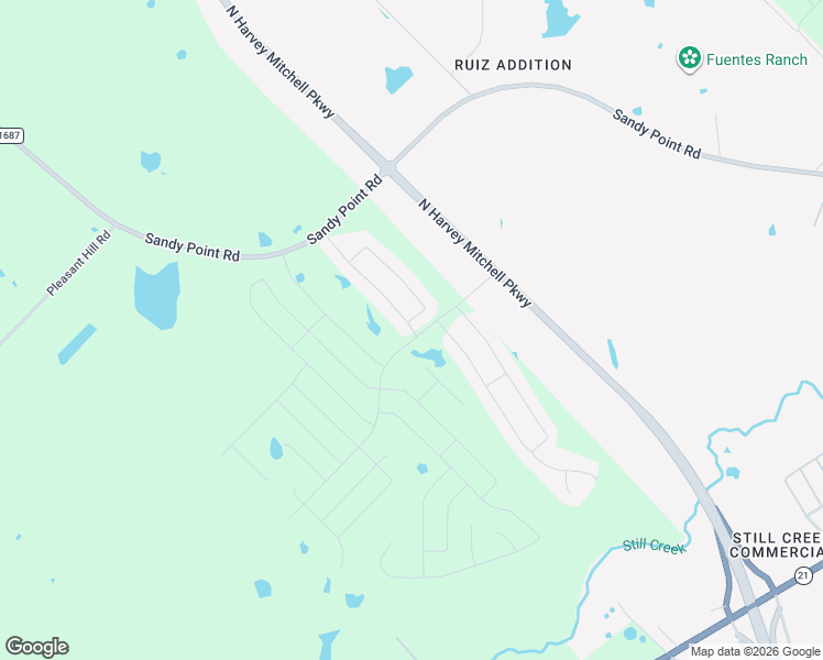 map of restaurants, bars, coffee shops, grocery stores, and more near 2003 Brisbane Way in Bryan