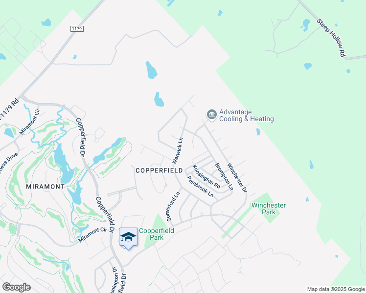 map of restaurants, bars, coffee shops, grocery stores, and more near 4209 Warwick Lane in Bryan