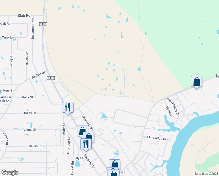map of restaurants, bars, coffee shops, grocery stores, and more near in Kingsland