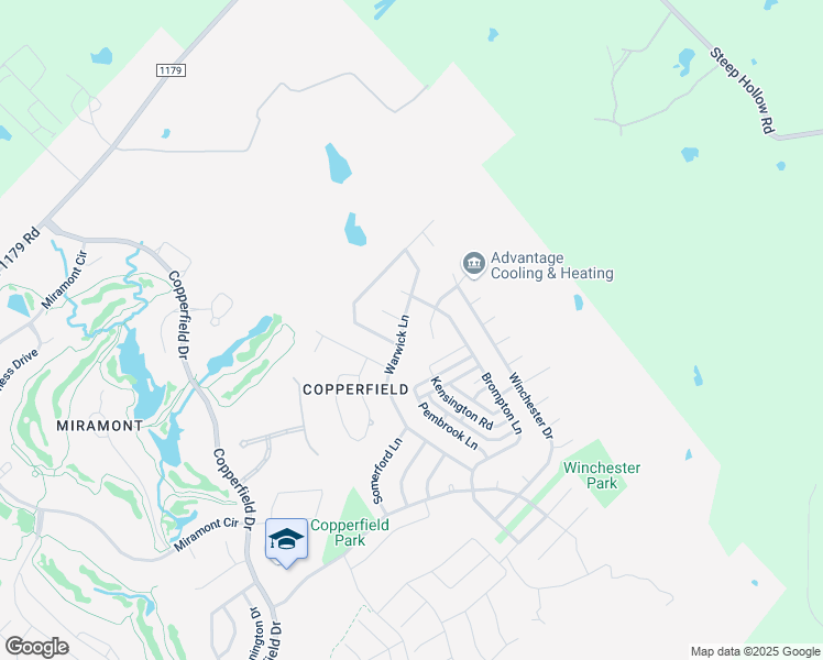 map of restaurants, bars, coffee shops, grocery stores, and more near 4209 Warwick Lane in Bryan
