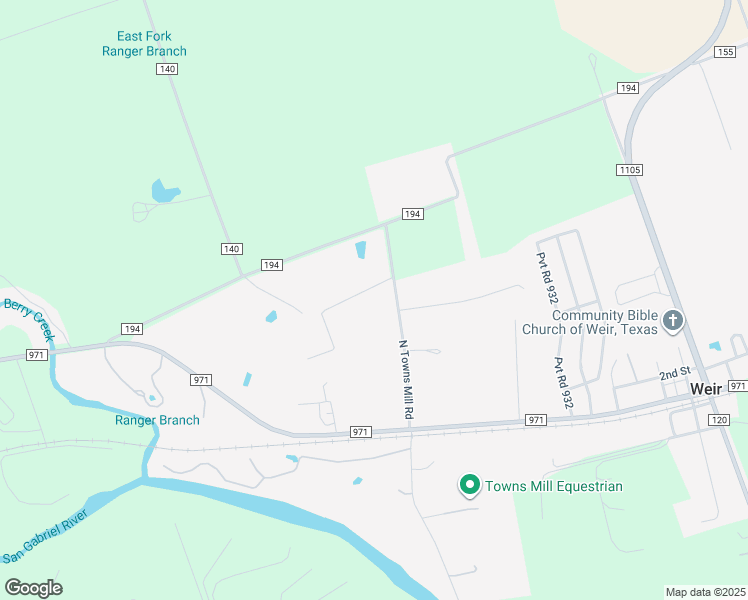 map of restaurants, bars, coffee shops, grocery stores, and more near 301 North Towns Mill Road in Georgetown