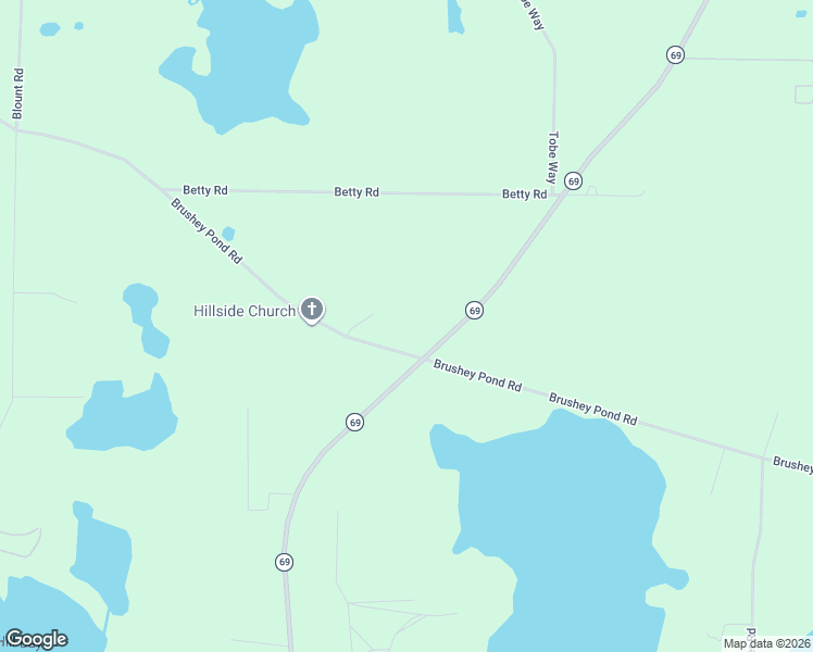 map of restaurants, bars, coffee shops, grocery stores, and more near 6704 Brushey Pond Road in Grand Ridge