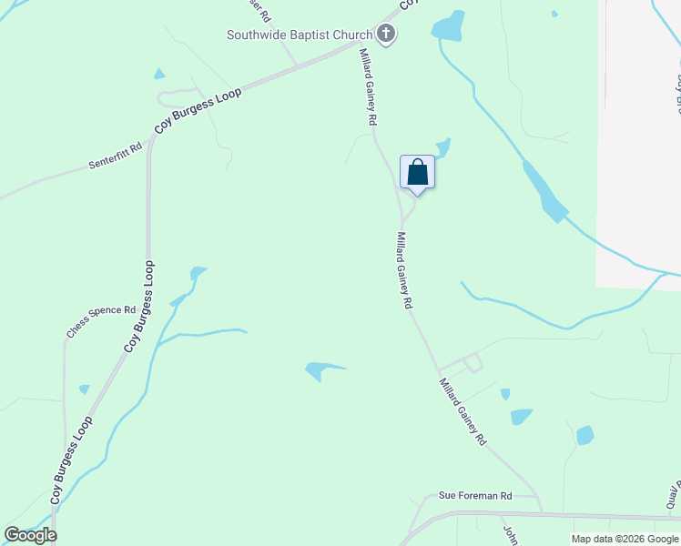 map of restaurants, bars, coffee shops, grocery stores, and more near 646 Millard Gainey Road in DeFuniak Springs