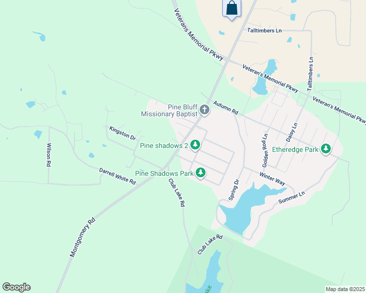 map of restaurants, bars, coffee shops, grocery stores, and more near 3756 Montgomery Road in Huntsville