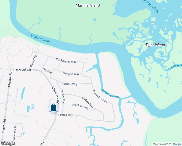map of restaurants, bars, coffee shops, grocery stores, and more near 97600 Pirates Point Road in Yulee