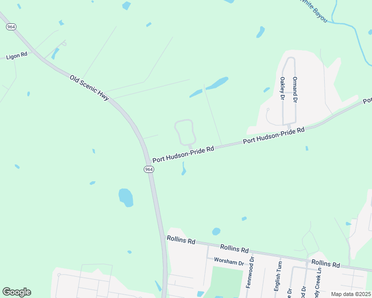 map of restaurants, bars, coffee shops, grocery stores, and more near 1201 Mills Pointe Drive in Zachary