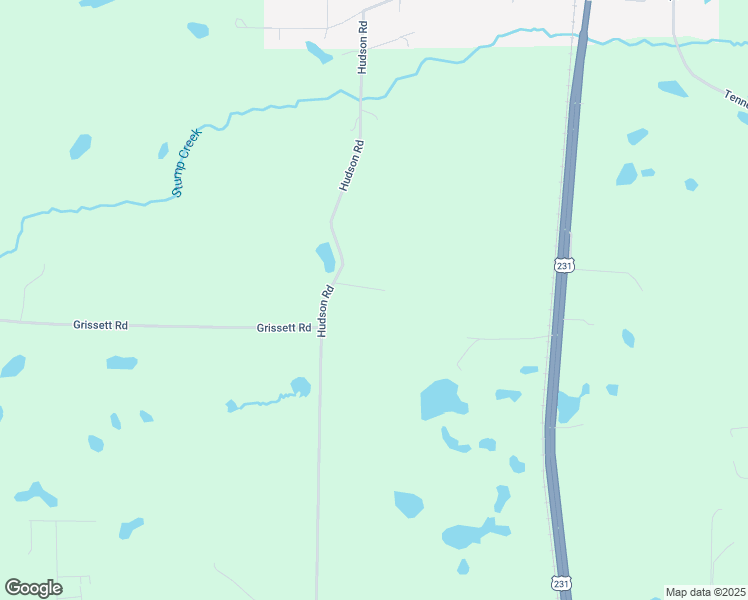map of restaurants, bars, coffee shops, grocery stores, and more near 1550 Hudson Road in Alford