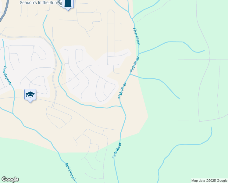 map of restaurants, bars, coffee shops, grocery stores, and more near Stroh Road in Spanish Fort