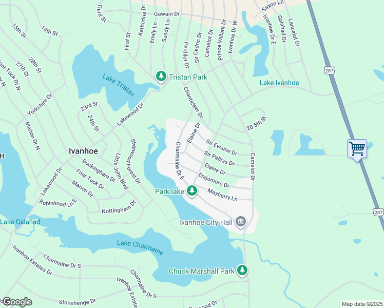 map of restaurants, bars, coffee shops, grocery stores, and more near 290-294 Elaine Drive in Woodville