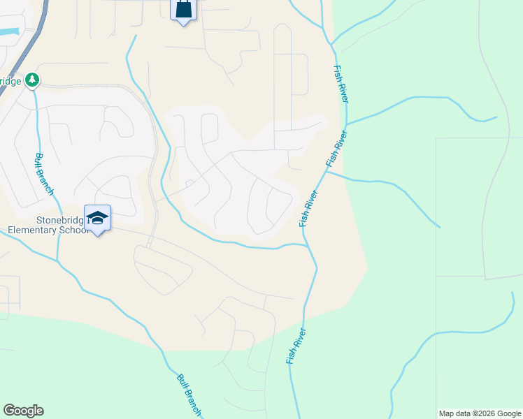 map of restaurants, bars, coffee shops, grocery stores, and more near Stroh Road in Spanish Fort