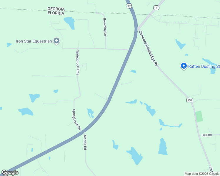 map of restaurants, bars, coffee shops, grocery stores, and more near 10673 Fl Ga Highway in Havana