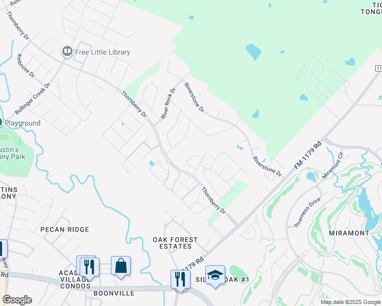 map of restaurants, bars, coffee shops, grocery stores, and more near 3549 Leesburg Path in Bryan