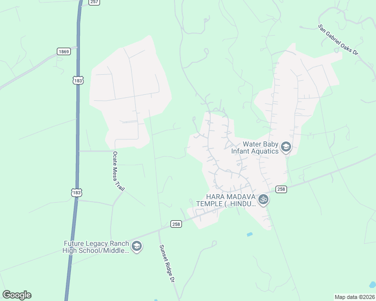 map of restaurants, bars, coffee shops, grocery stores, and more near 360 Sunset Ridge Drive in Liberty Hill