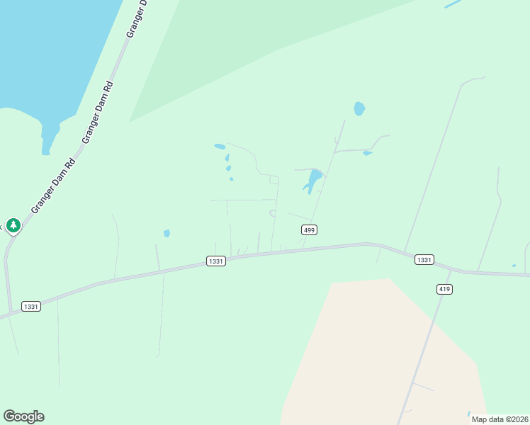 map of restaurants, bars, coffee shops, grocery stores, and more near 7201 Farm to Market Road 1331 in Taylor