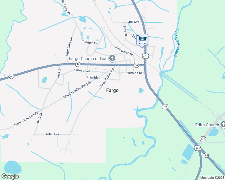 map of restaurants, bars, coffee shops, grocery stores, and more near in Fargo