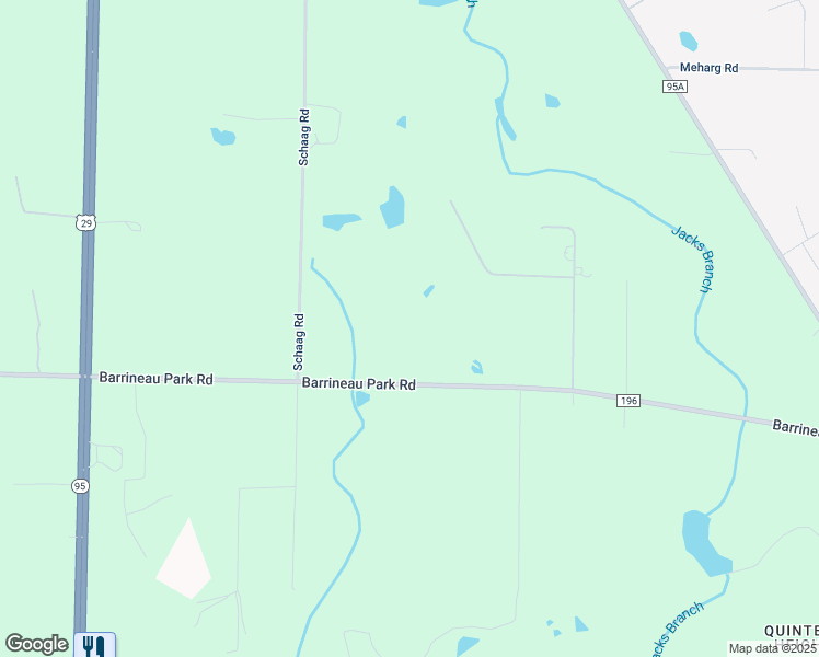 map of restaurants, bars, coffee shops, grocery stores, and more near 1156 County Road 196 in Molino