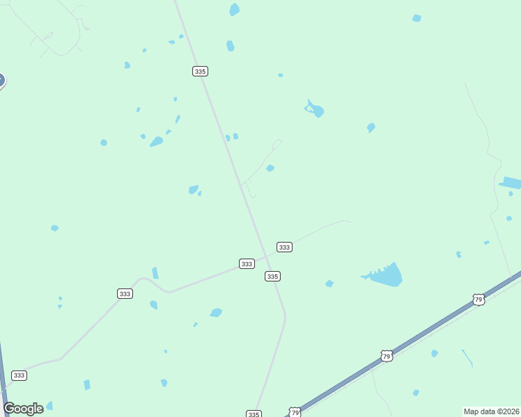 map of restaurants, bars, coffee shops, grocery stores, and more near 972 County Road 335 in Rockdale