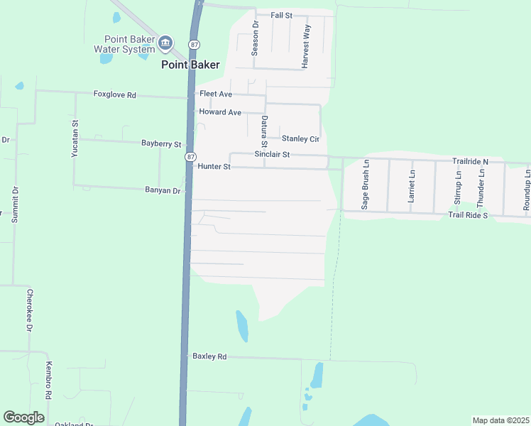 map of restaurants, bars, coffee shops, grocery stores, and more near 6599 Bruce Lane in Milton