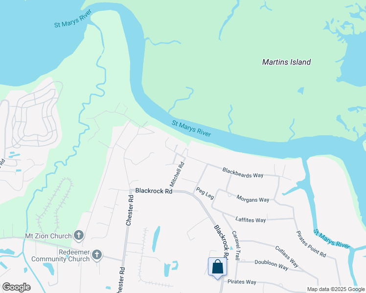 map of restaurants, bars, coffee shops, grocery stores, and more near 97117 Daniel Lane in Yulee