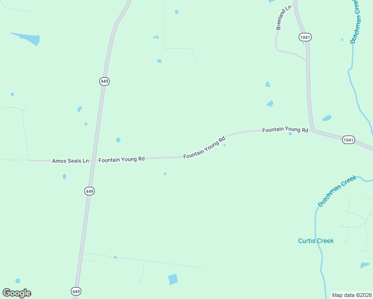 map of restaurants, bars, coffee shops, grocery stores, and more near Fountain Young Road in Pine Grove