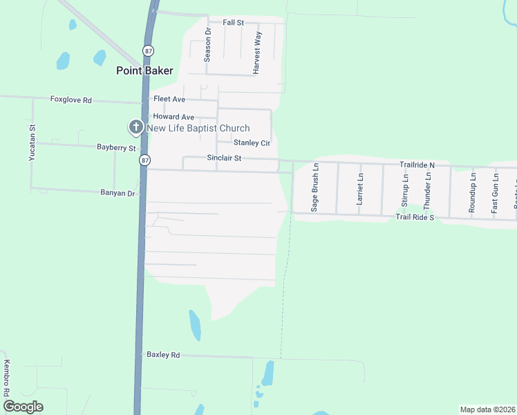 map of restaurants, bars, coffee shops, grocery stores, and more near 6573 Bass Lane in Milton