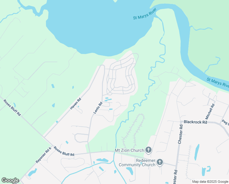 map of restaurants, bars, coffee shops, grocery stores, and more near 28576 Vieux Carre in Yulee