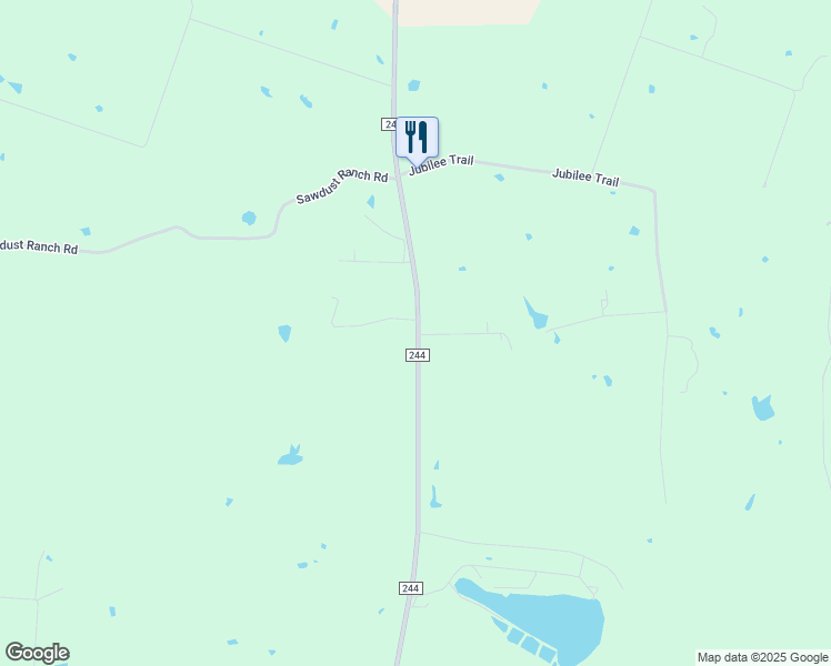 map of restaurants, bars, coffee shops, grocery stores, and more near 16761 Farm to Market 244 in Iola