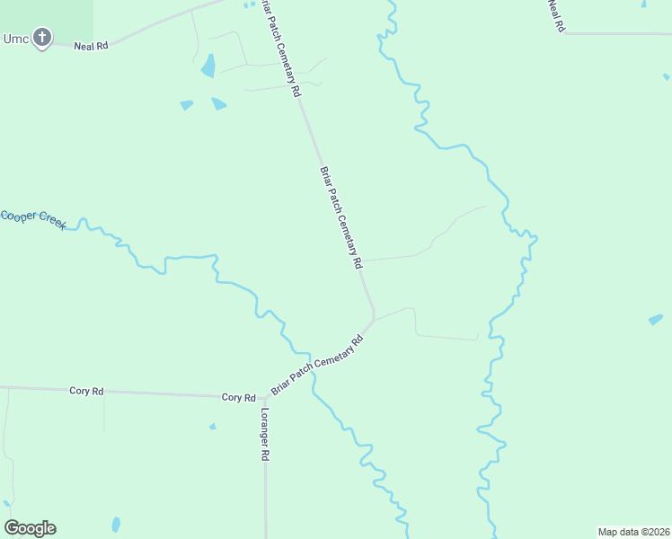 map of restaurants, bars, coffee shops, grocery stores, and more near 57289 Briar Patch Cemetary Road in Loranger