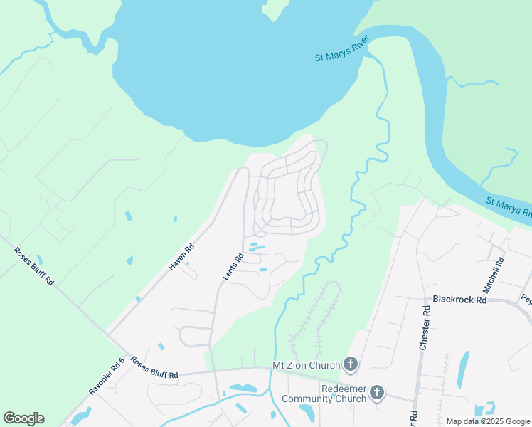 map of restaurants, bars, coffee shops, grocery stores, and more near 28576 Vieux Carre in Yulee