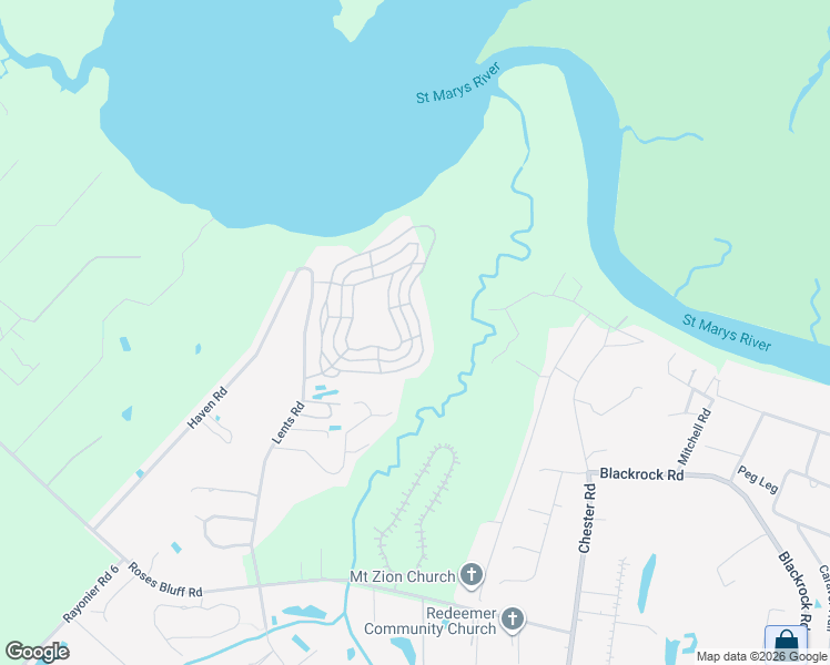 map of restaurants, bars, coffee shops, grocery stores, and more near 29071 Grandview Manor in Yulee