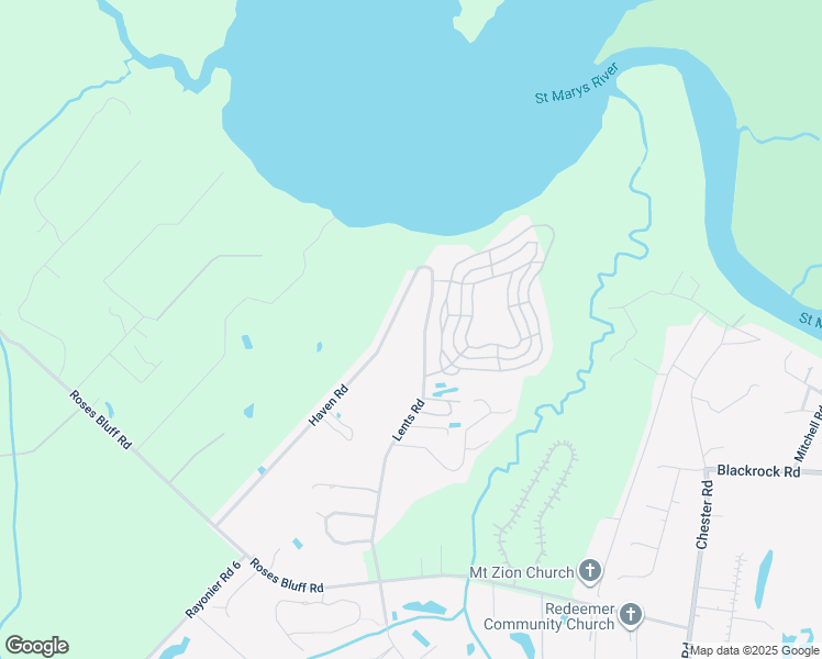 map of restaurants, bars, coffee shops, grocery stores, and more near 87601 Lents Road in Yulee
