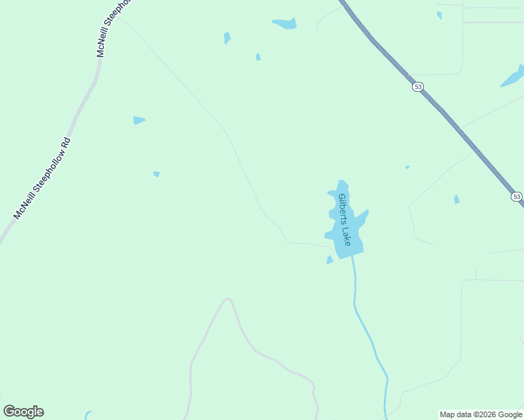 map of restaurants, bars, coffee shops, grocery stores, and more near 54 Gilbert Lake Road in Poplarville