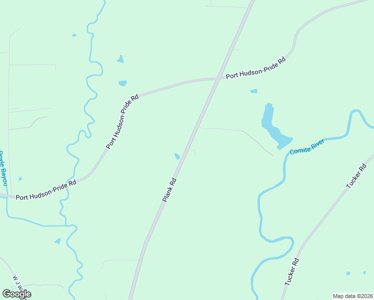 map of restaurants, bars, coffee shops, grocery stores, and more near 22475 Plank Rd in Zachary