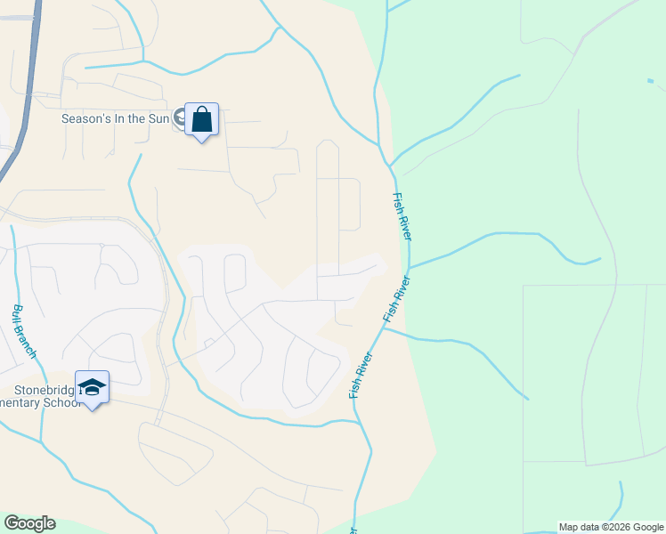 map of restaurants, bars, coffee shops, grocery stores, and more near Stroh Road in Spanish Fort