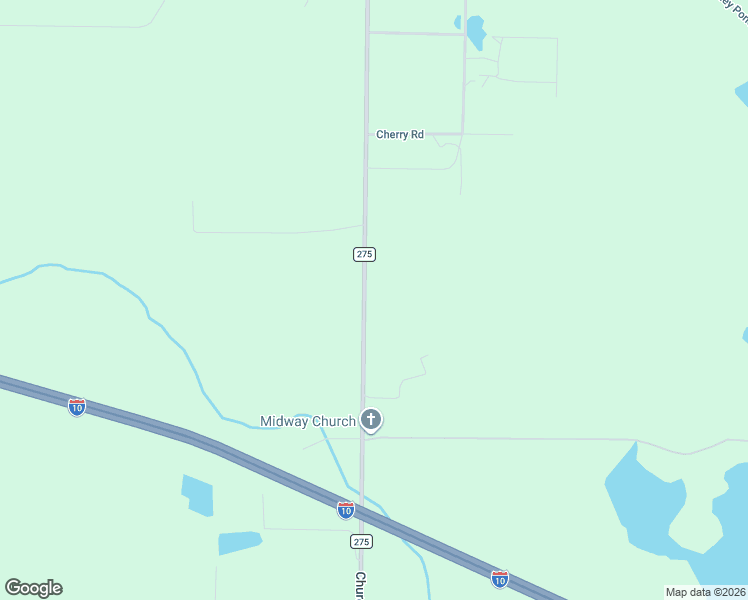 map of restaurants, bars, coffee shops, grocery stores, and more near 1672 Church Street in Marianna