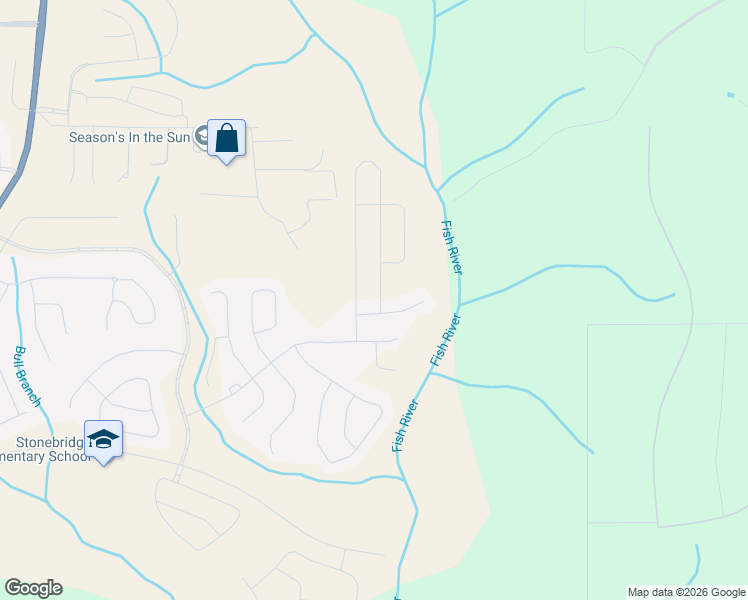 map of restaurants, bars, coffee shops, grocery stores, and more near Stroh Road in Spanish Fort