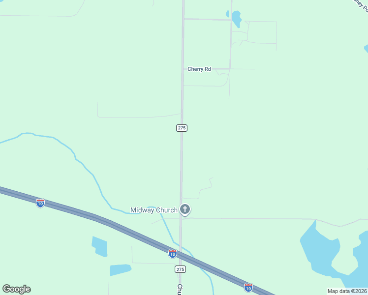 map of restaurants, bars, coffee shops, grocery stores, and more near 1672 Church Street in Marianna