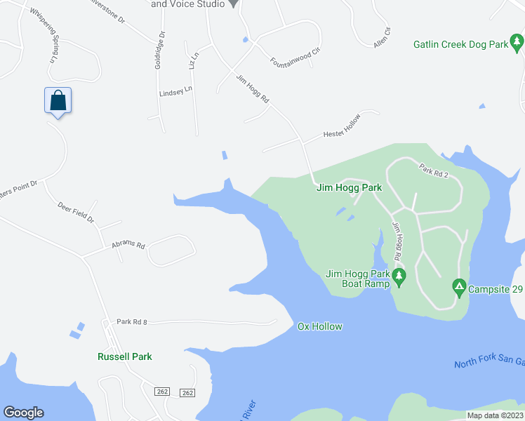 map of restaurants, bars, coffee shops, grocery stores, and more near 104 Melanie Cove in Georgetown