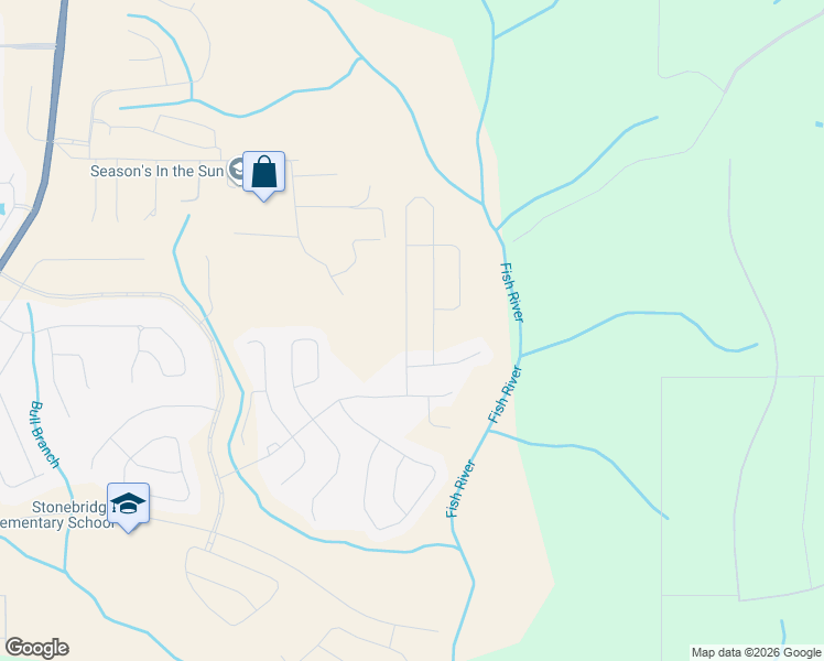 map of restaurants, bars, coffee shops, grocery stores, and more near Stroh Road in Spanish Fort