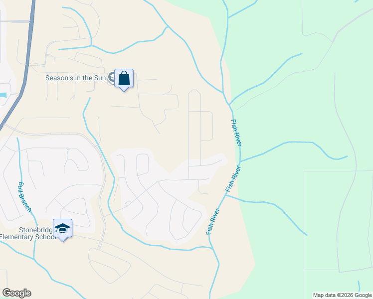 map of restaurants, bars, coffee shops, grocery stores, and more near Stroh Road in Spanish Fort