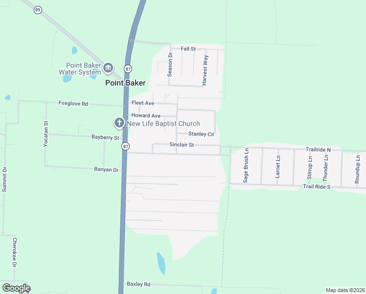 map of restaurants, bars, coffee shops, grocery stores, and more near 6507 Sinclair Street in Milton