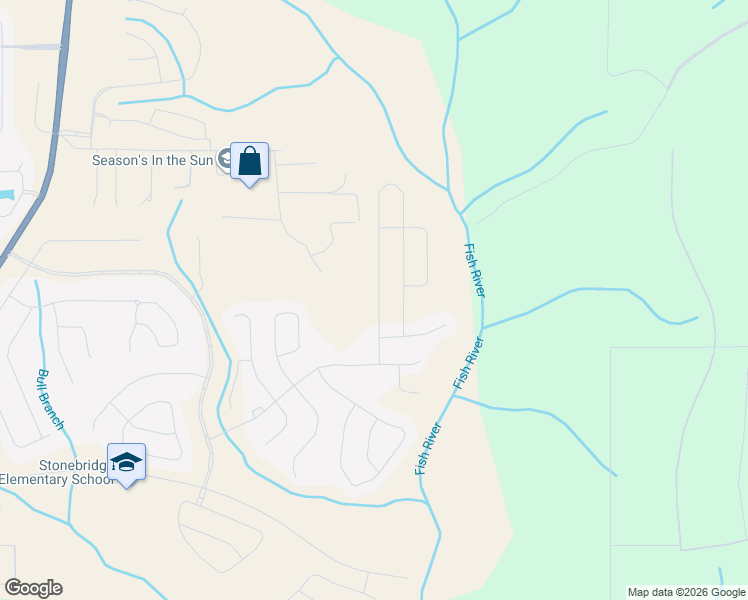 map of restaurants, bars, coffee shops, grocery stores, and more near Stroh Road in Spanish Fort