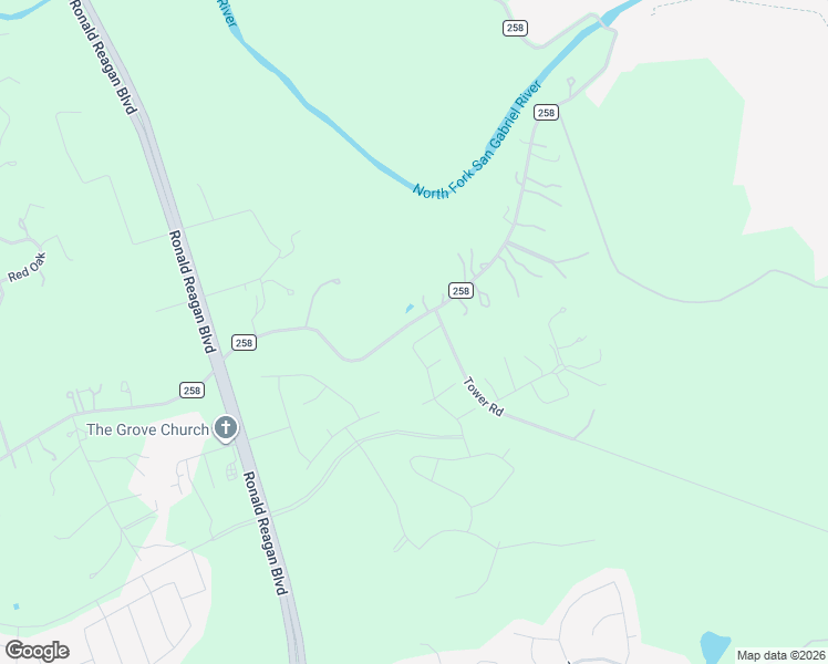 map of restaurants, bars, coffee shops, grocery stores, and more near 437 Trabuco Bend in Liberty Hill