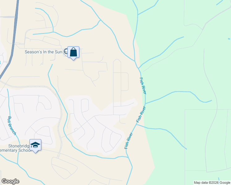 map of restaurants, bars, coffee shops, grocery stores, and more near Stroh Road in Spanish Fort