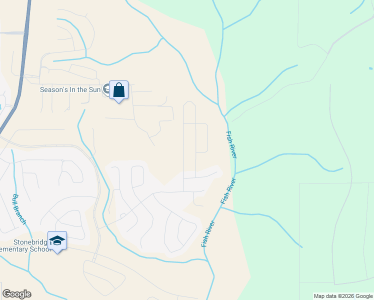 map of restaurants, bars, coffee shops, grocery stores, and more near 13278 Jenkins Pit Road in Spanish Fort