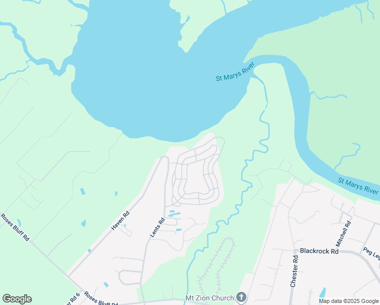 map of restaurants, bars, coffee shops, grocery stores, and more near 28659 Grandview Manor in Yulee