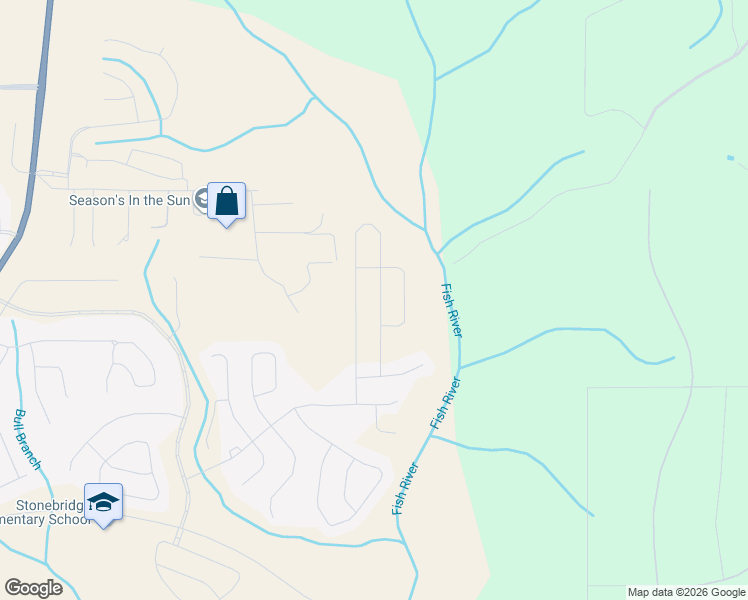 map of restaurants, bars, coffee shops, grocery stores, and more near 13278 Jenkins Pit Road in Spanish Fort